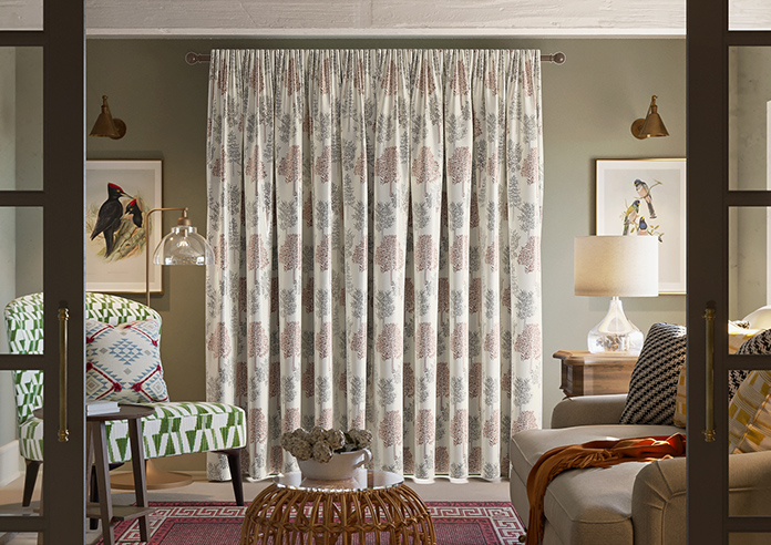 Coppice Faux Silk, Ginger - Made to Measure Curtain - Image 7